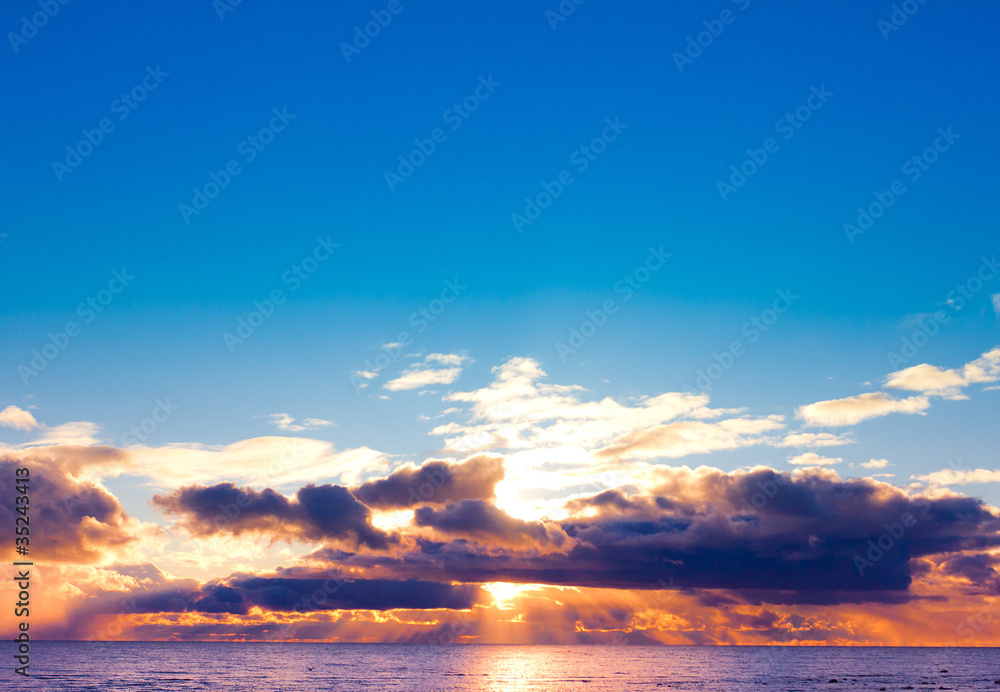 Fototapeta premium Night Beaming Summer