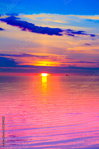 Background Paradise Sunset