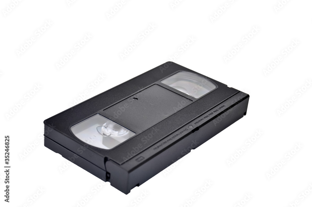 video on white background