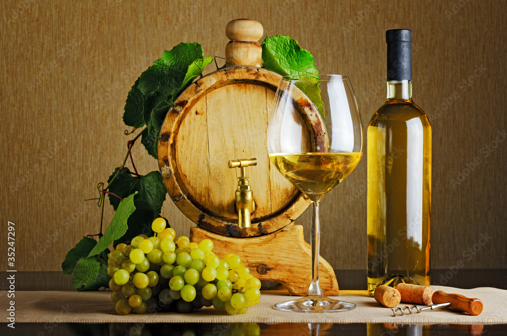 Obraz premium White wine