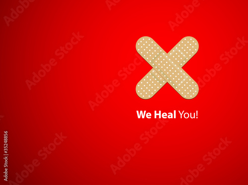 We heal you - background