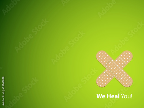 We heal you - background