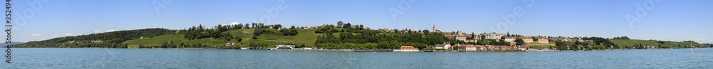 Meersburg, Blick vom Bodensee, Deutschland