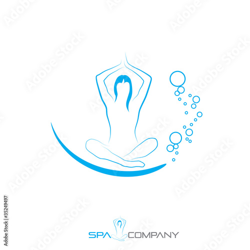 Logo spa, yoga and relax # Vector