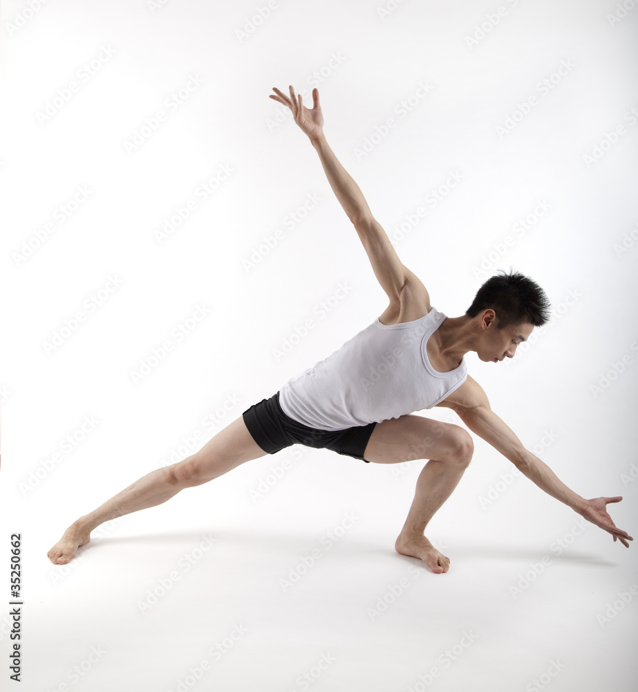 male dancer in Studio