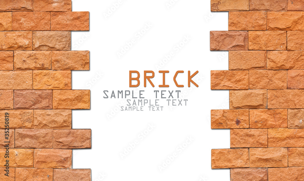 Obraz premium Brick texture background with area for text