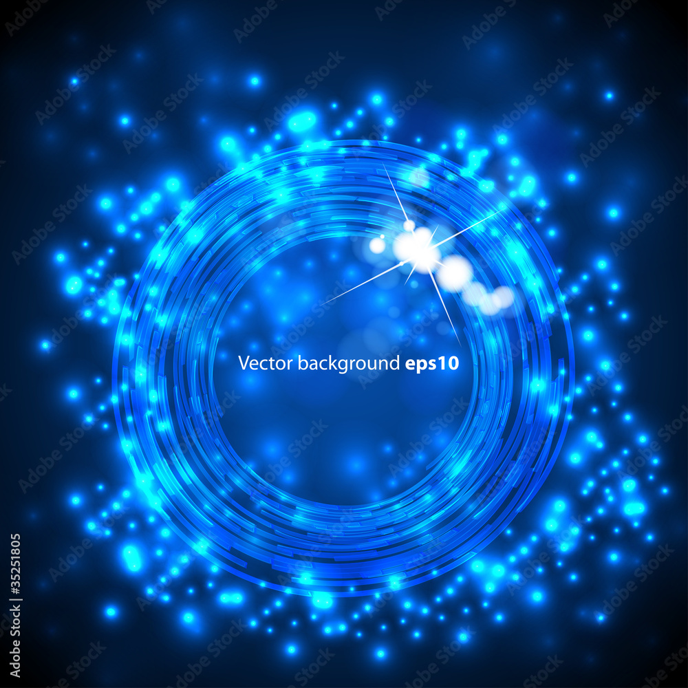 Obraz premium Circles vector light background