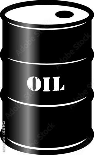 Oil barrel, vector illustration