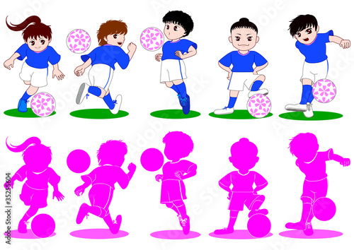 女子サッカー選手（フィールドプレイヤー）