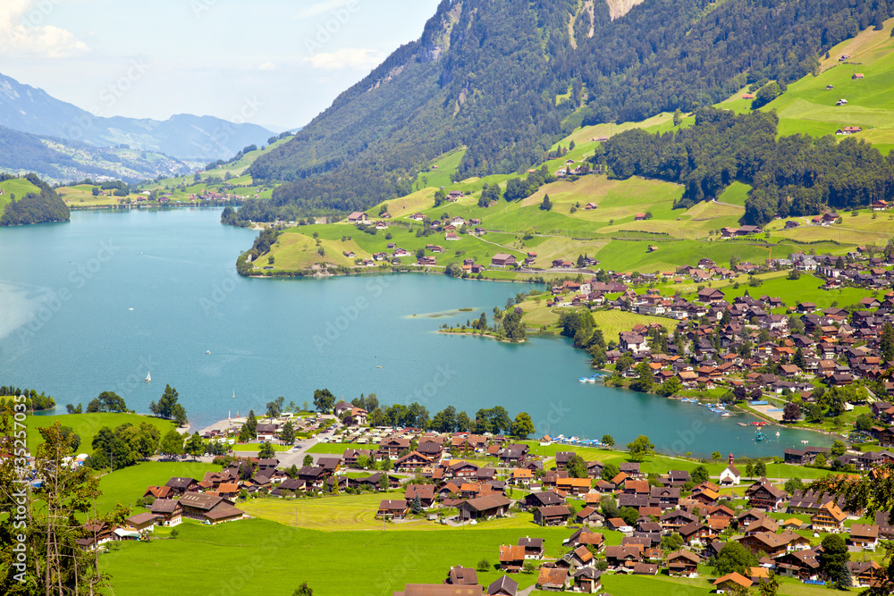 Lungern village in Switzerland