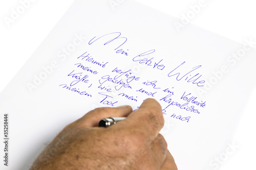 Mein letzter Wille
