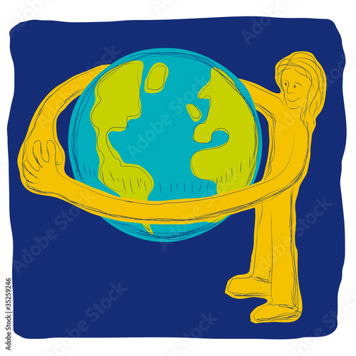 abbracciare il mondo