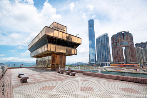 Canvas Print hongkong modern building