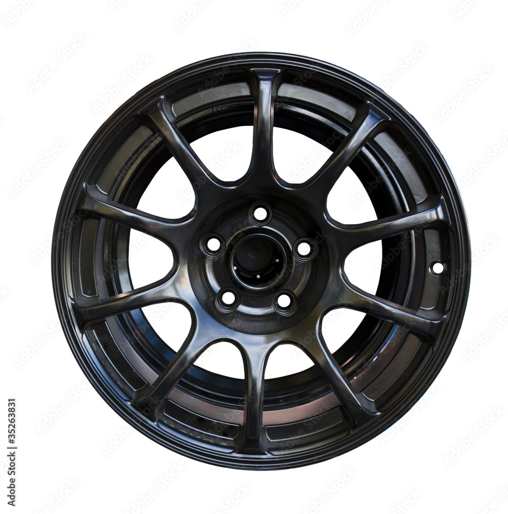 Obraz premium Alloy wheel with clipping path