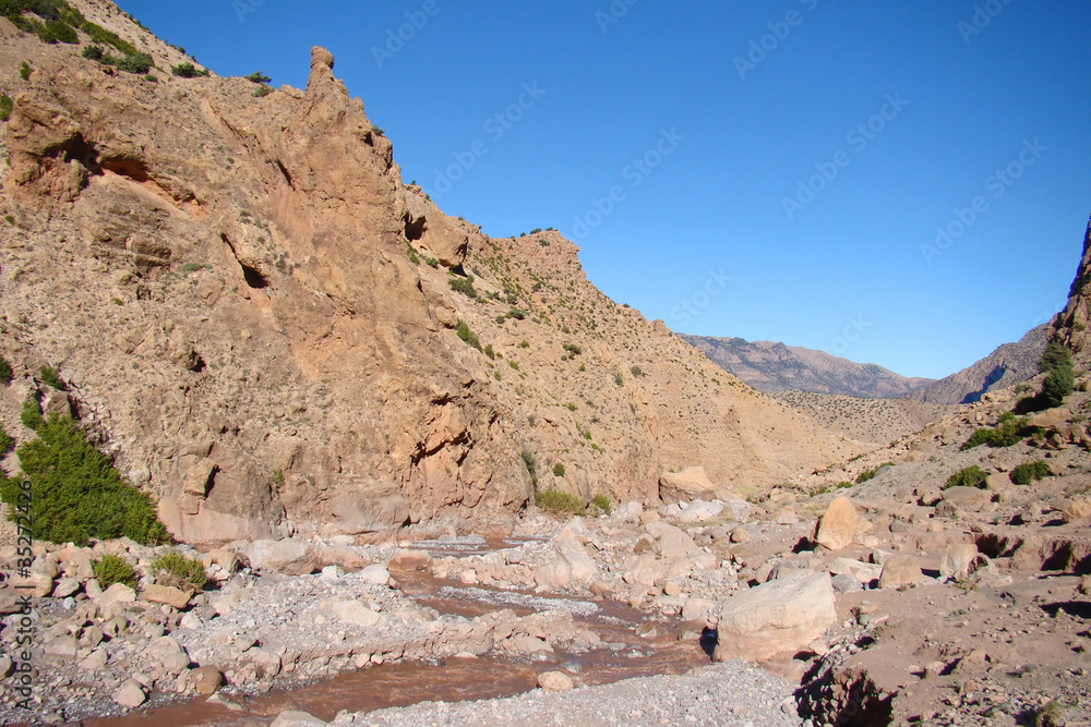 Fototapeta premium Vallée dans le Haut Atlas (Maroc)