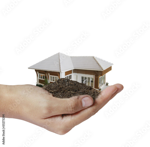 house in hands