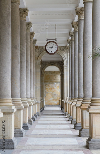 Colonnade in Karlovy Vary photo