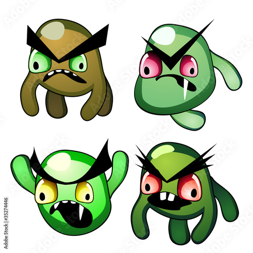 Four aggressive germs