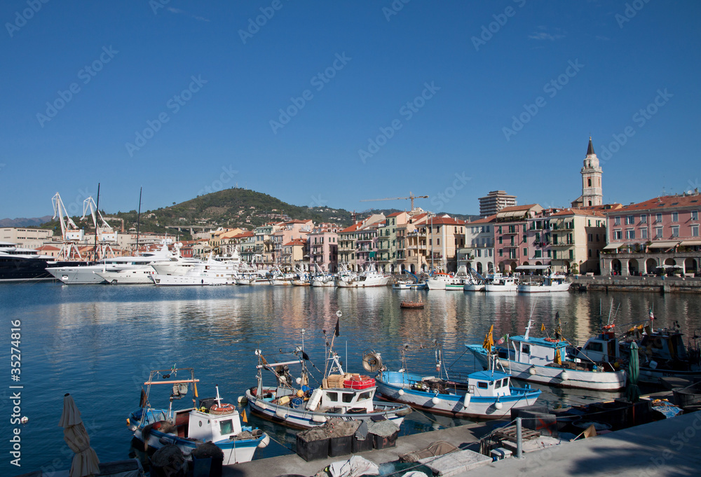 Imperia Oneglia harbour, Liguria