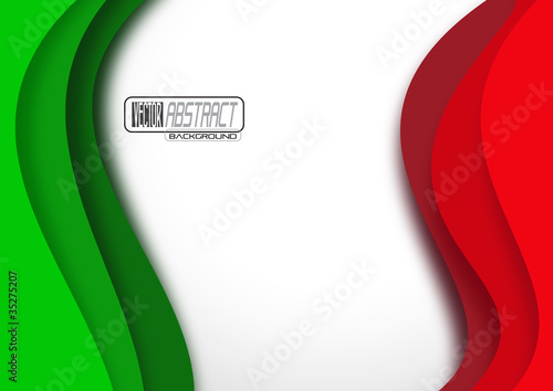 Bandiera tricolore astratta # Vettoriale