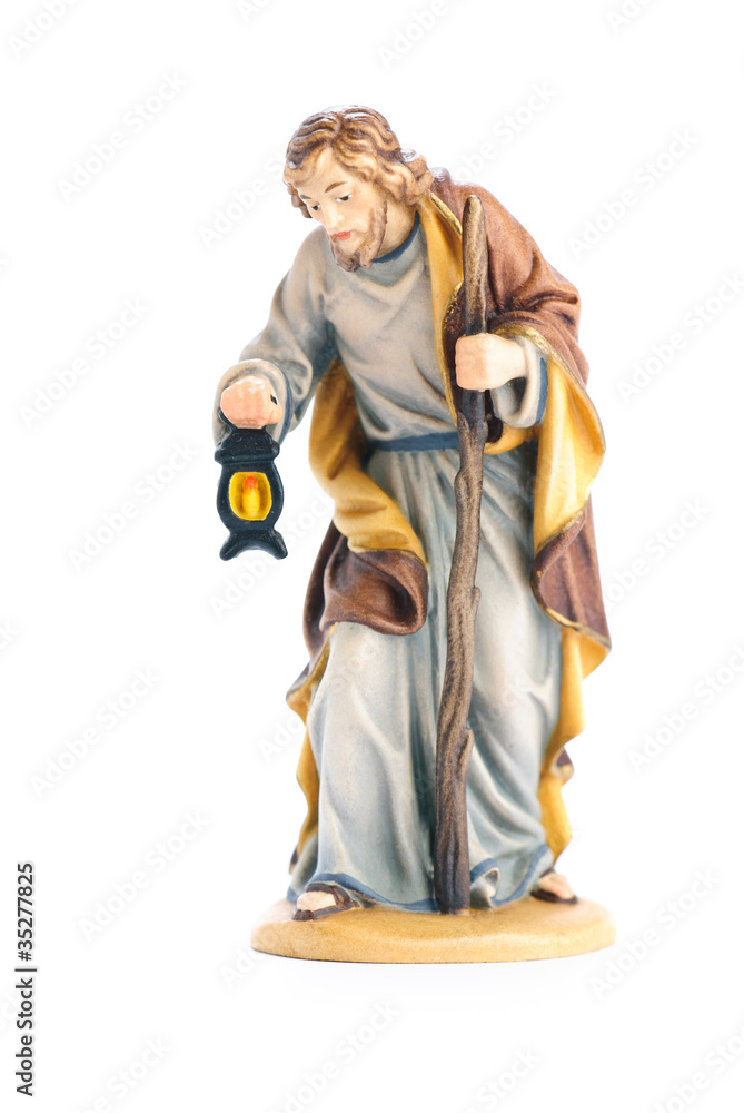 Weihnachtskrippe Holzfiguren