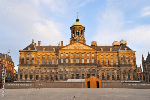 Photography Amsterdam. Royal Palace early in the morning