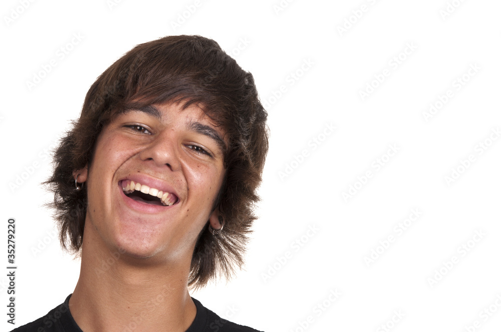 teenage boy smiling teenage boy smiling