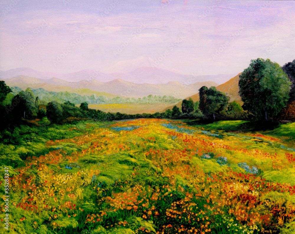 Obraz premium Poppy Fields