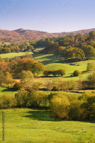 Countryside in Lake District, England