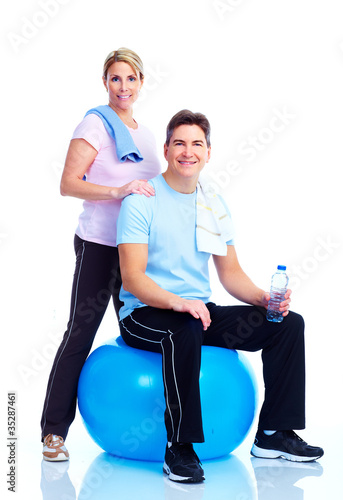 Fitness couple.