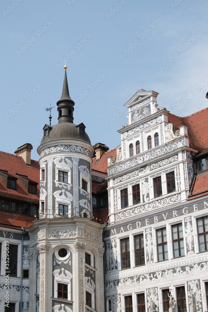beautifully restored building in Dresden