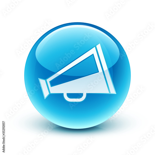 icône mégaphone porte-voix / megaphone icon
