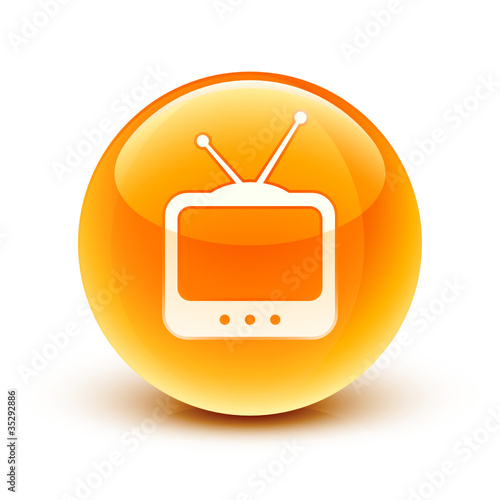 icône télévision / TV icon