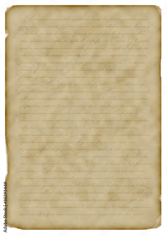 Obraz premium Old vintage paper with text