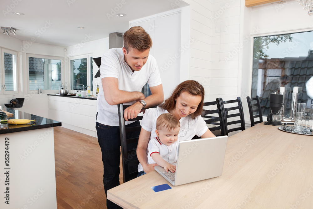 Obraz premium Laptop lessons