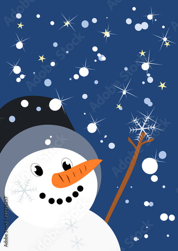 Snow man - Merry Christmas