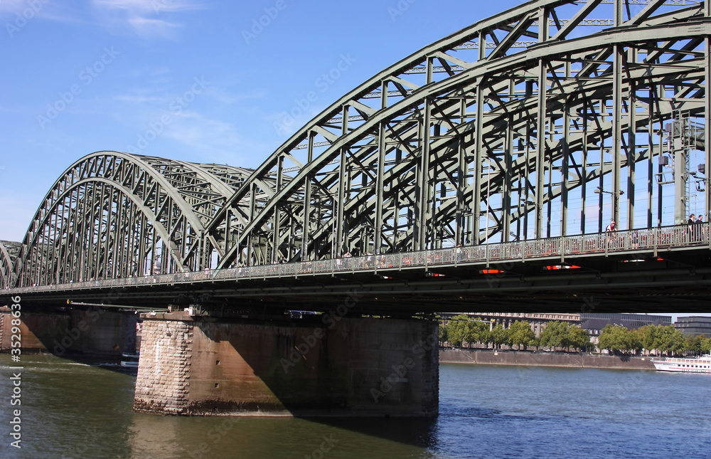 Naklejka premium eisenbahnbrükce