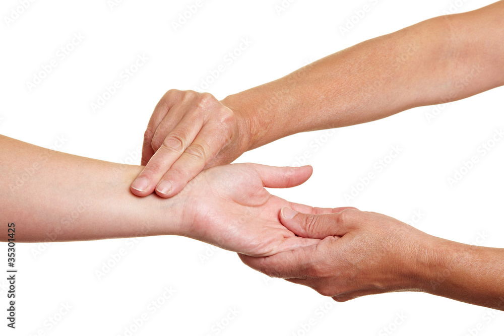 Finger messen Blutdruck Finger messen Blutdruck