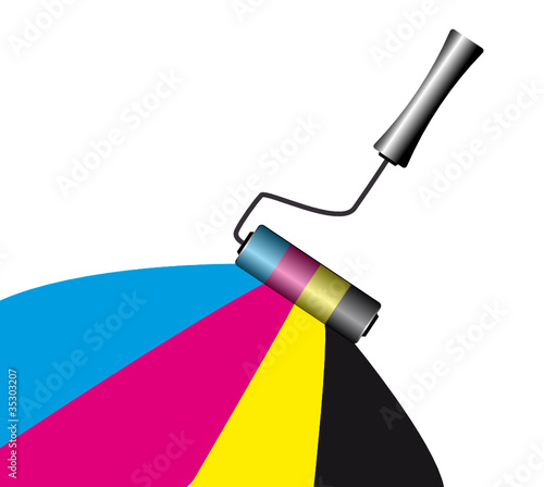 cmyk walze