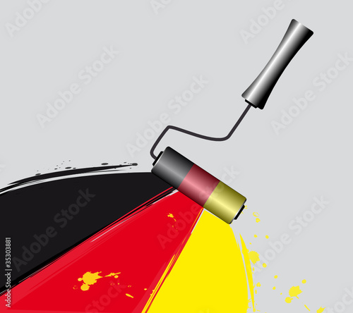 streichen in deutschen farben