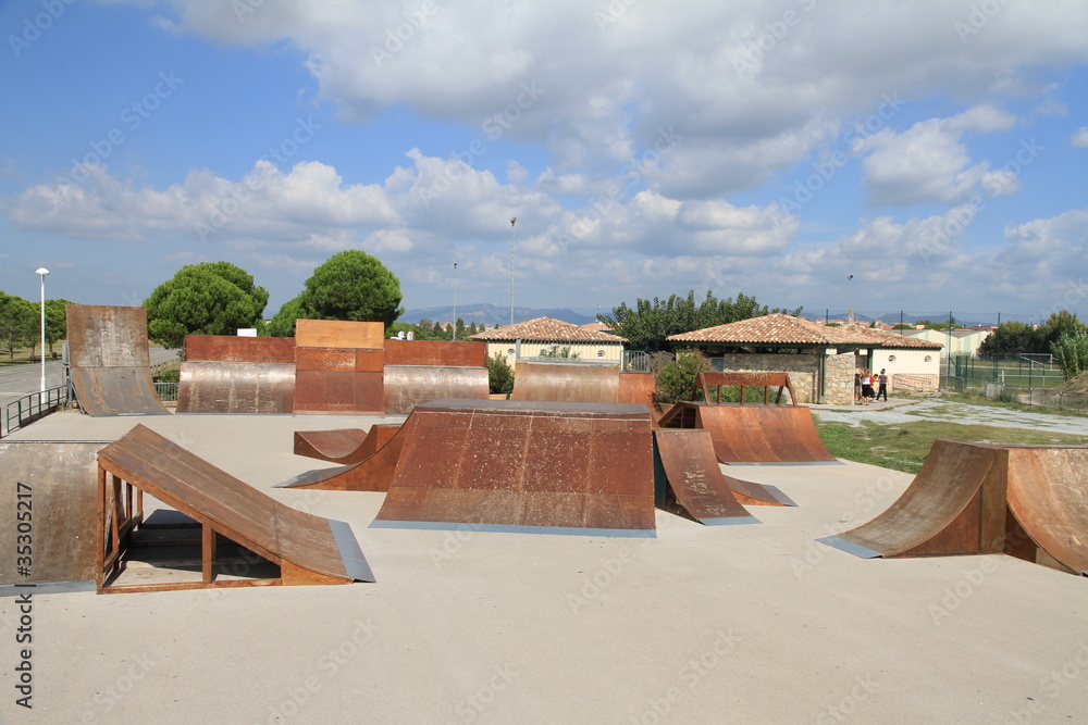 Fototapeta premium skatepark