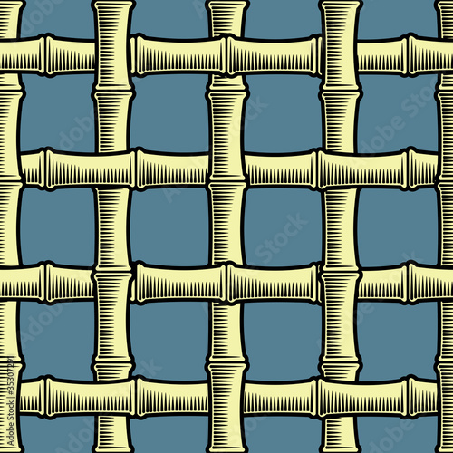 Bamboo grate seamless background(vector, CMYK)