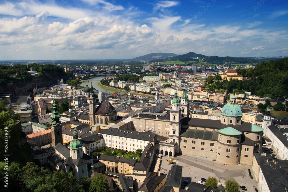Salzburg, view from the castle