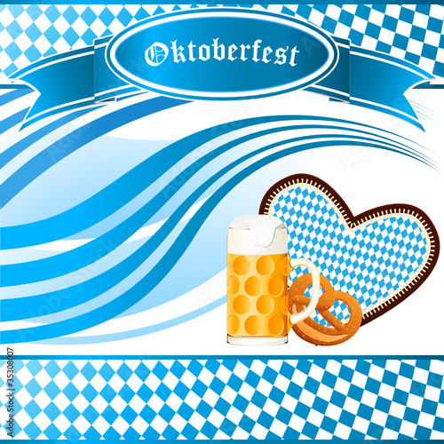 Plakat für Oktoberfest