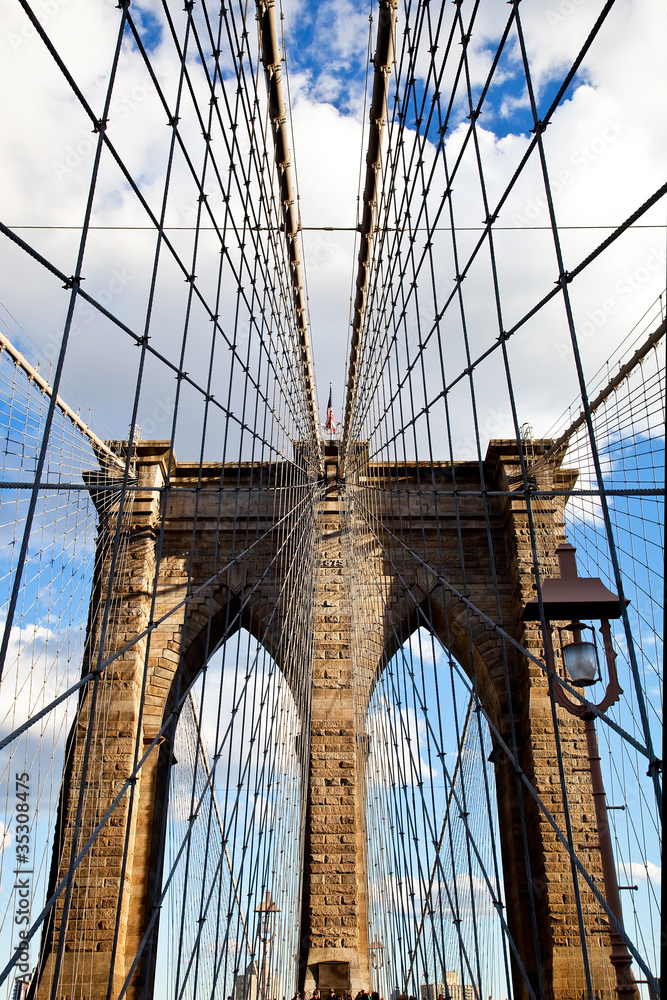 Fototapeta premium Puente de Brooklyn