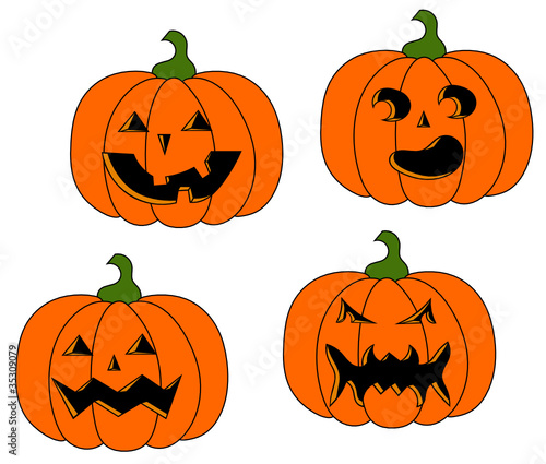 halloween-kürbisse