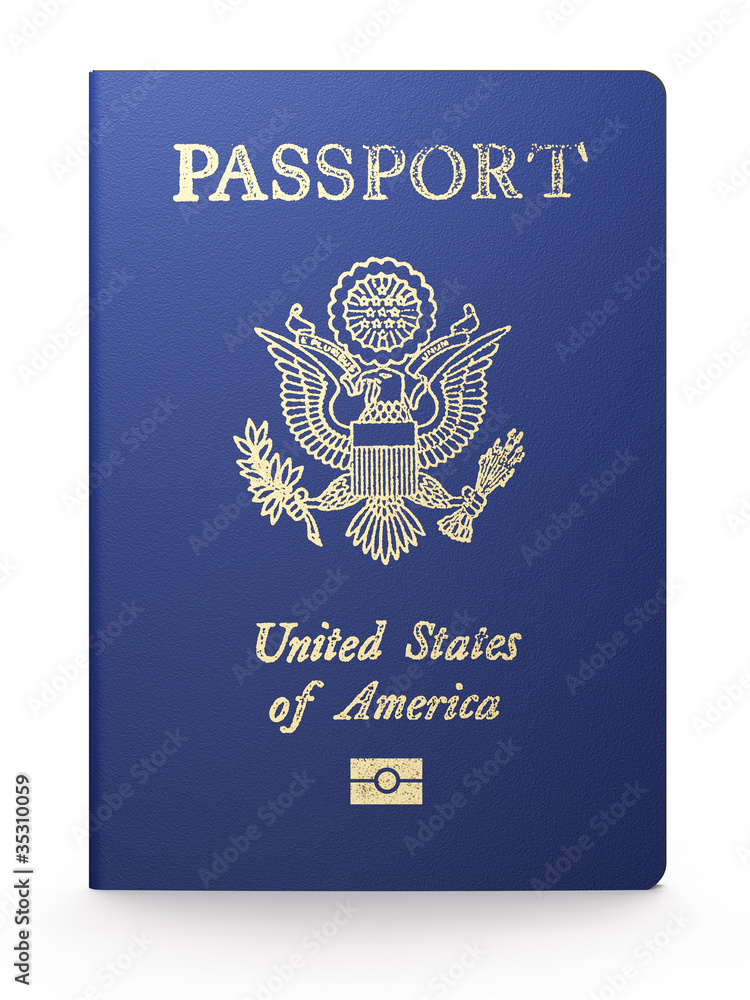 Naklejka premium US passport