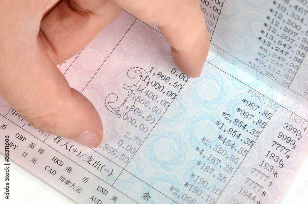 Obraz premium Passbook