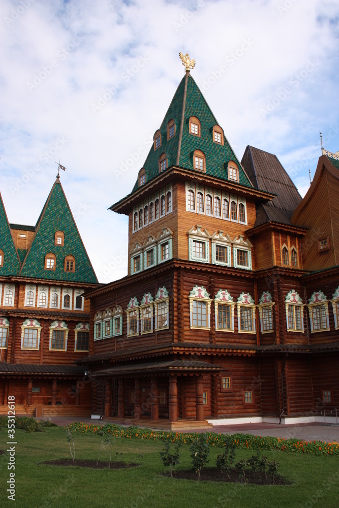 Moscow. Palace of Tsar Alexei Mikhailovich in Kolomenskoe. Moscow. Palace of Tsar Alexei Mikhailovich in Kolomenskoe.