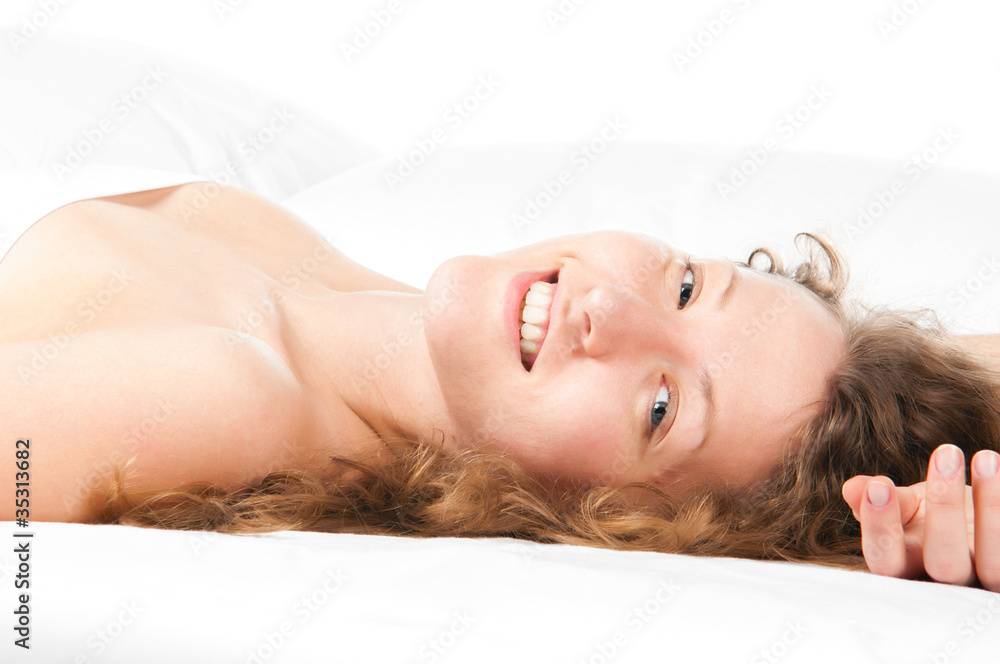 Obraz premium woman in bed